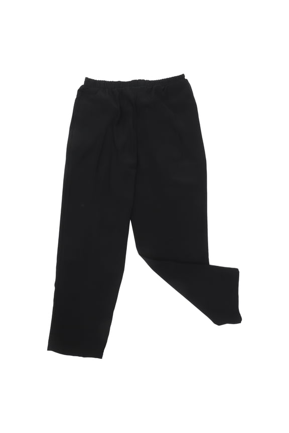 Breathable Chef Pants Black Workwear for Men and Women, Kitchen Uniform Trousers, Size 40.6x31.5 inches