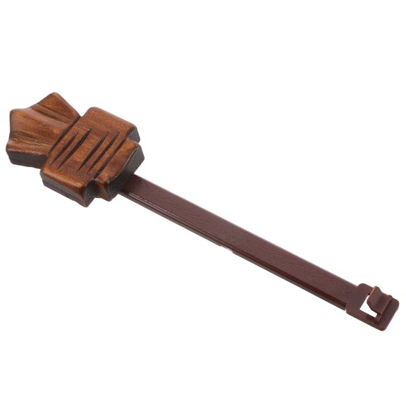 HOOWIFFY Classic Brown Wooden Pendulum Bob for Cuckoo Clock with Music Movement Compatibility