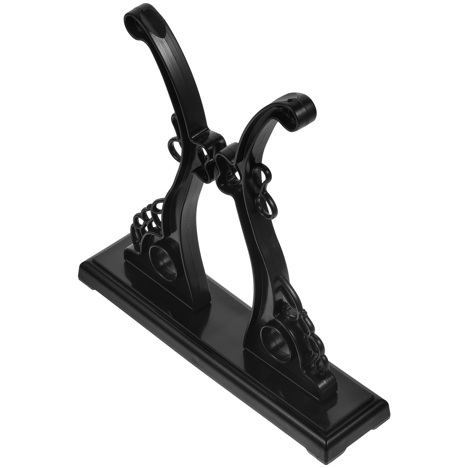 HOOWIFFY Sturdy Black Desktop Fan Display Stand for Home Decor Easy ...