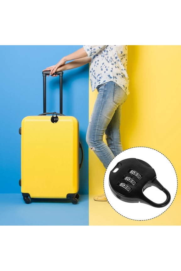 Compact Portable Multi Color Password Lock for Luggage Briefcases and Storage Security