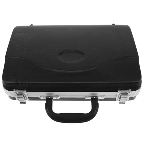 HOOWIFFY Compact Woodwind Clarinet Case with Water Resistant ABS Construction and Accessory Organizer