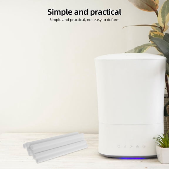 HOOWIFFY White Cotton Stick Humidifier Filters for Diffuser, Easy to Use Replacement Accessories