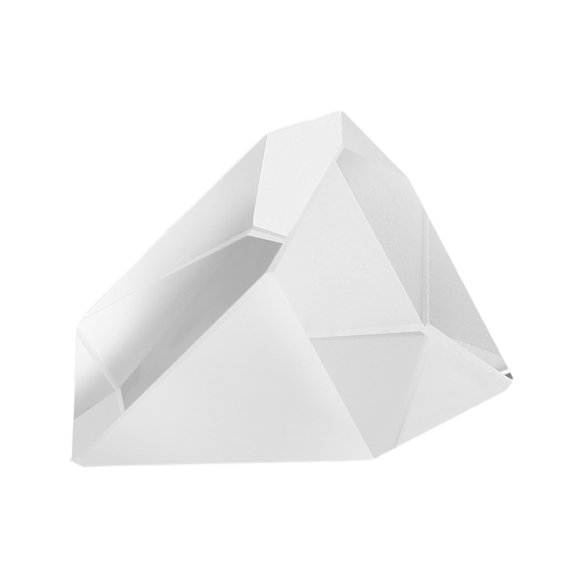 HOOWIFFY Crystal Glass Prism for Science Experiments with High Precision Optics and Enhanced Light Dispersion