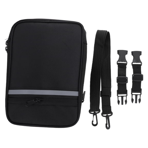 HOOWIFFY Cycling Tail Bag Black Storage for Night Riding 1Pack