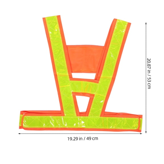 HOOWIFFY Neon Reflective Safety Vest for Running, High Visibility Lightweight Design for Outdoor Exercise