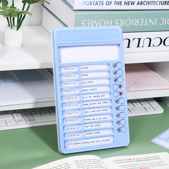 HOOWIFFY Daily Tracker Blue Visual Planning Board Task Chart 1Pack