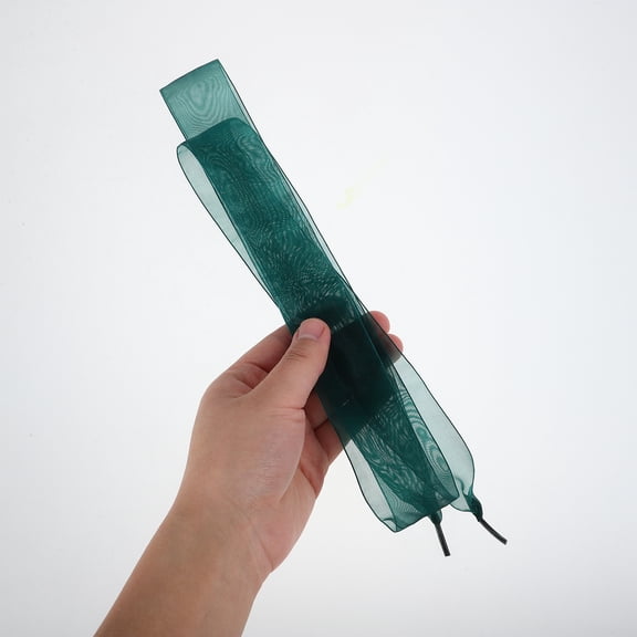 HOOWIFFY Dark Green Polyester for Crafts, Feminine Lace Design, Replacement Shoe Laces