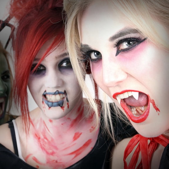 HOOWIFFY fake vampire fangs PVC Mixed Styles Costume Props 10 Pieces
