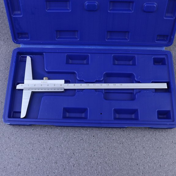HOOWIFFY Plated Silver Depth Gauge with Accurate Scale and Wear Resistant Alloy for Measuring