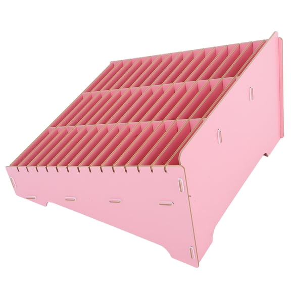 HOOWIFFY Mobile Phone Jail Cell Phone Organizer Wooden Multi-Slot Storage 1Set