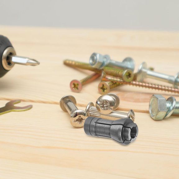 HOOWIFFY Rotary Tool Collet Set Black Alloy Quick Switching for Grinder 3Pcs