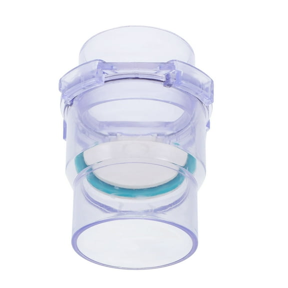 HOOWIFFY Clear PVC Water Pipe Check Valve In-Line Backflow Prevention Valve for Plumbing Systems