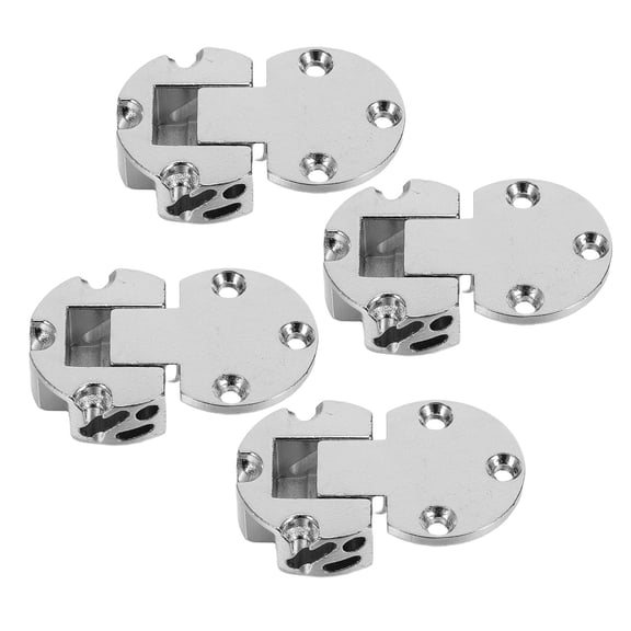 HOOWIFFY Durable Zinc Alloy Folding Table Hinges Smooth Operation Easy Install 4Pcs
