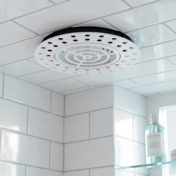 HOOWIFFY ABS Invisible Air Outlet for Home - Round Ceiling Vent, Dust-Resistant, Seamless Installation