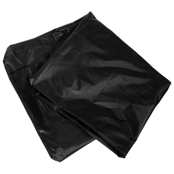 HOOWIFFY Outdoor Deck Storage Box Cover, Black Oxford Fabric Garden Protector, Weather Resistant Patio Furniture Cover