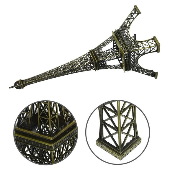 HOOWIFFY Eiffel Tower Toy Dark Brown Model Statue For Fireplaces 1Pcs