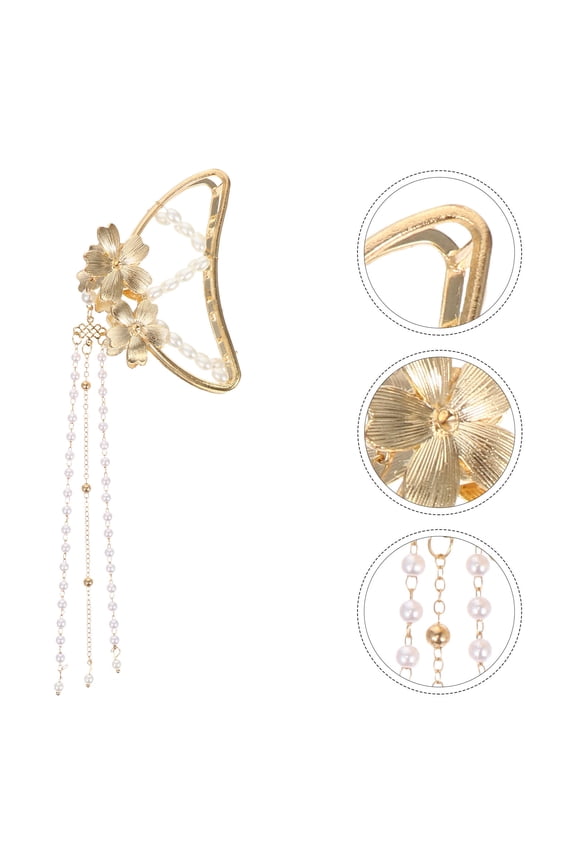 Hair Accessories For Women Butterfly Gripper Golden 1 Set