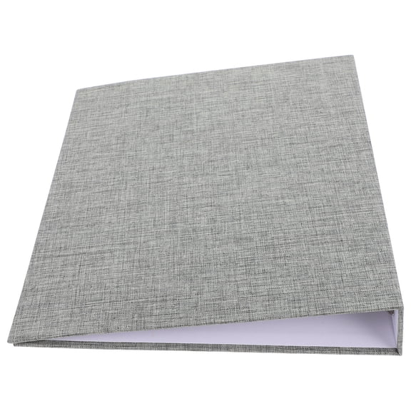 HOOWIFFY Fabric Binders Grey Rectangular Binder for Sheet Music Storage 1Set
