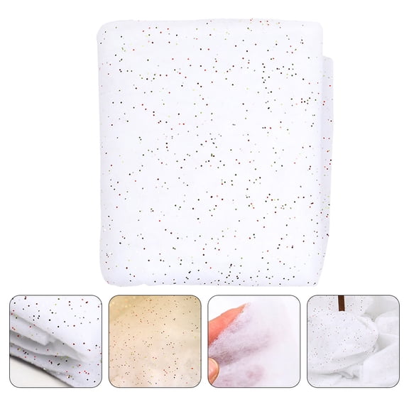 HOOWIFFY White Decorative Snow Cotton for Christmas Scene and Festive Holiday Photo Props
