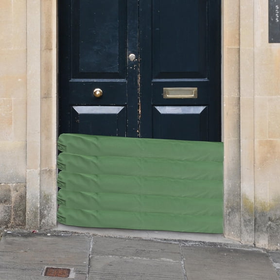 HOOWIFFY Flood Defense Heavy Duty Canvas Sandbags for Home Door Window Protection Green