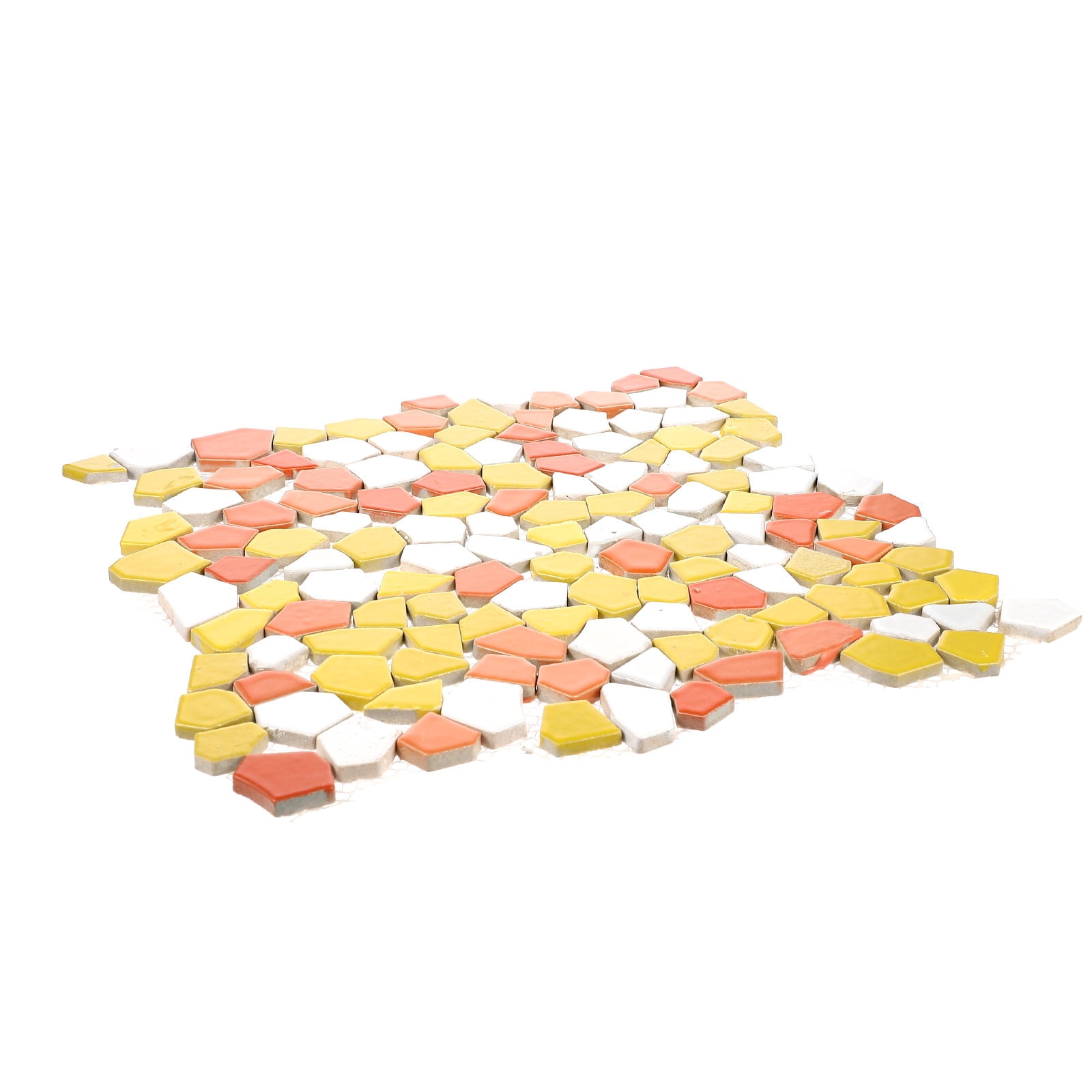 HOOWIFFY Ceramic Mosaic Tile Set for Crafting, Home Decoration, Art Projects, Design and Crafts