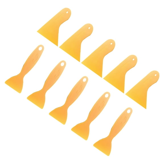 HOOWIFFY Glue Spreader Tool 10Pcs for Home DIY Projects Yellow Plastic