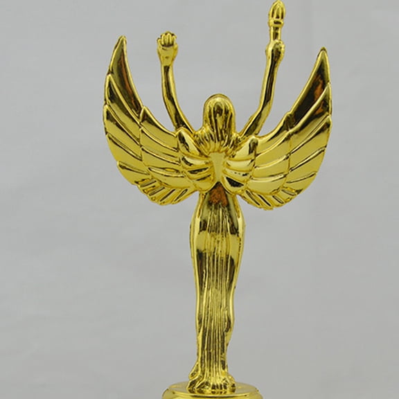 HOOWIFFY Golden Plastic Award Trophy Cup for Competitions, Recognition, and Various Award Ceremonies