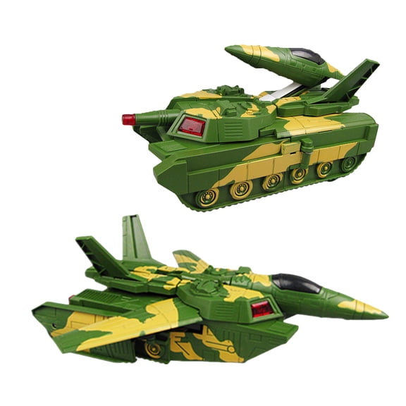 HOOWIFFY Green Plastic Tank Model Toy for Kids Playing Durable Lightweight and Easy to Carry Best 1:16 Scale