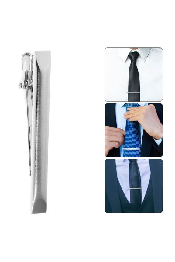 Copper Grey Tie Clip for Men Necktie Accessory Elegant Design and Stylish