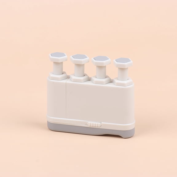 HOOWIFFY Guitar Finger Strengthener White Silicone Exerciser for Finger Span Improvement and Strength Training