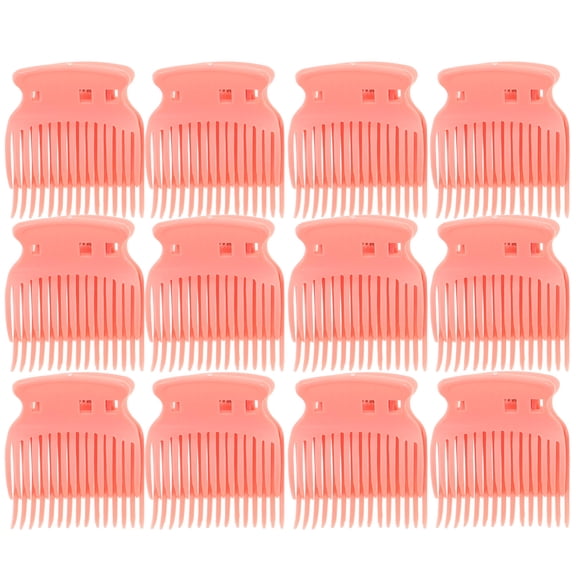 HOOWIFFY Hair Care Hot Curler Clips 12 Pack Professional Plastic Styling Tools for Salon and Home Use