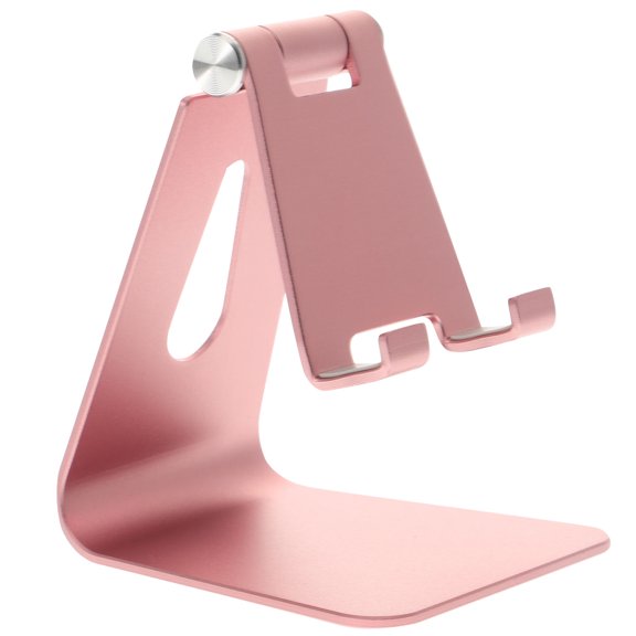 HOOWIFFY Hard Structure Pink Iron Metal Phone Case Base Supporter Practical Desktop Phone Rack