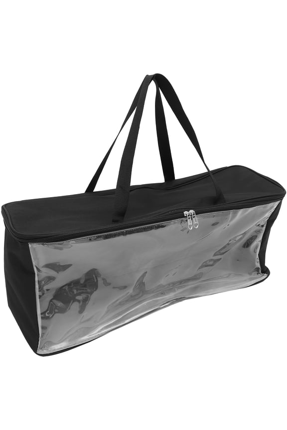 Black Handbag Organizer with Oxford PVC Material for Hats, Caps, and Travel Storage