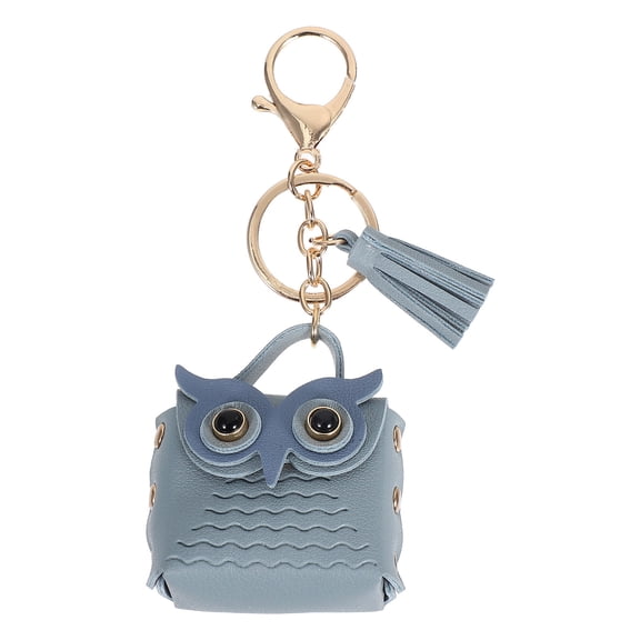 HOOWIFFY Cute Owl Keychain Bag Small PU Purse for Travel, Home, and Everyday Accessories