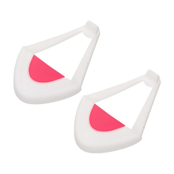 HOOWIFFY White Silicone Headset Decorations, 1 Pair, Cute Earphone Accessories for Headphones, Earbuds, and Gaming Headsets