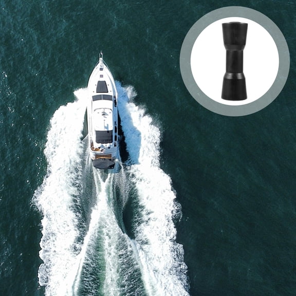 HOOWIFFY Durable Plastic Bow Roller for Boat Trailer Stable Bottom Wheel with Complete Installation Kit