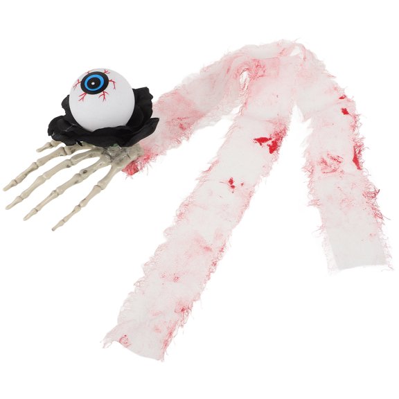 HOOWIFFY Skeleton Bone Hairpin with Eyeball Party Hair Clip
