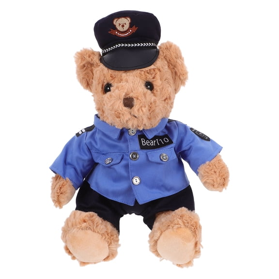 HOOWIFFY Cute Multi Plush Doll Police Officer Soft Stuffed Piece for Kids and Collectors