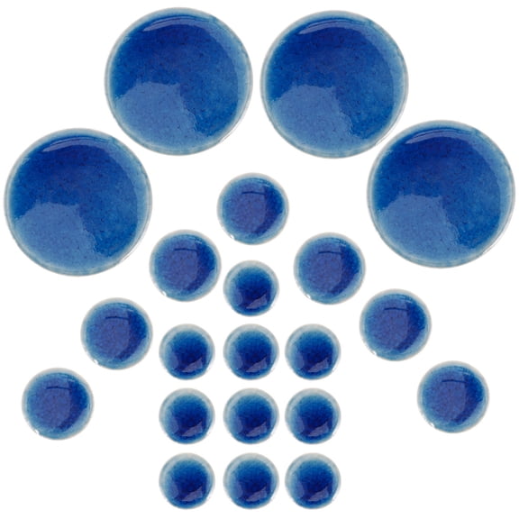 HOOWIFFY Irregular Ceramic Mosaic Tiles, 1 Bag Craft Pieces for Mosaic Art Projects, Home Decor and Handicraft Supplies