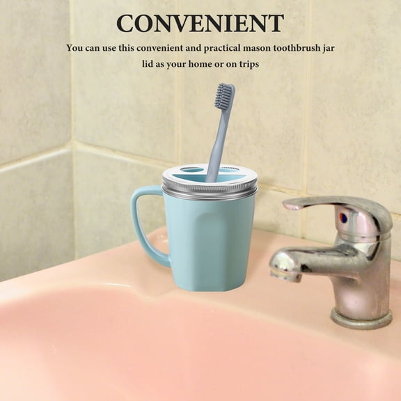 HOOWIFFY Jar Lid Cover with Three Large Compartments Made of Rust Resistant Stainless Steel