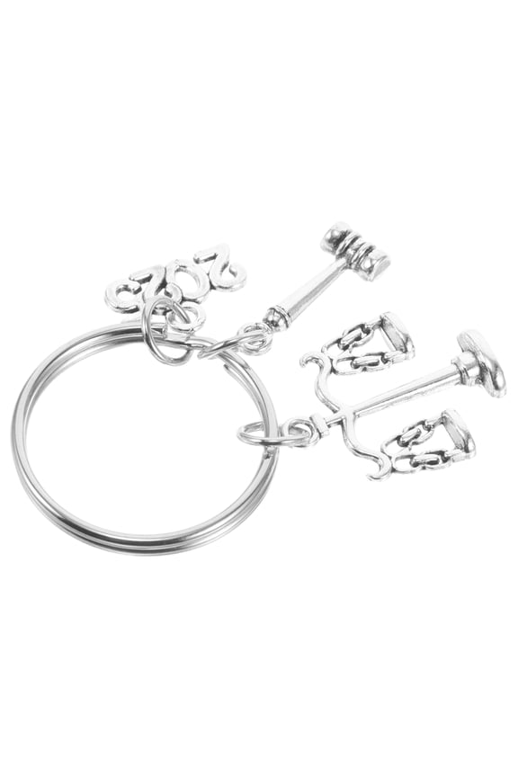 Scale of Justice Lawyer Keychain Legal Accessory Alloy 1 Set for Daily Use