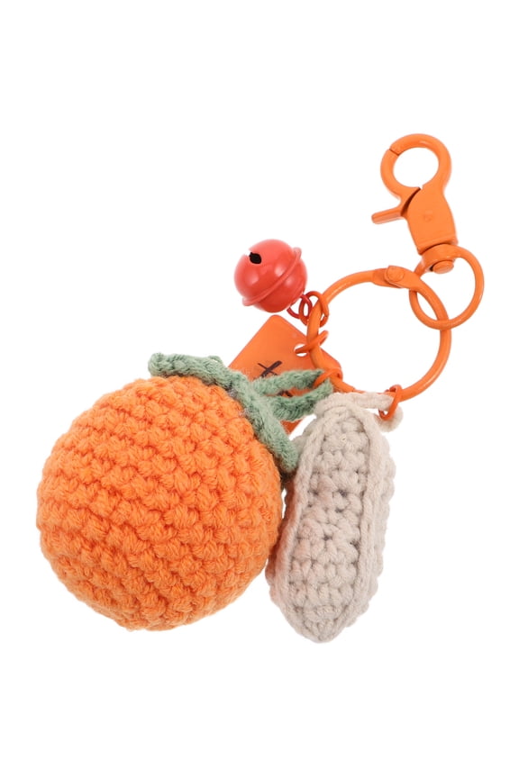 Knitted Keychain Hanging Decor Woolen Yarn Multi 1Set Handmade Elegance for Women
