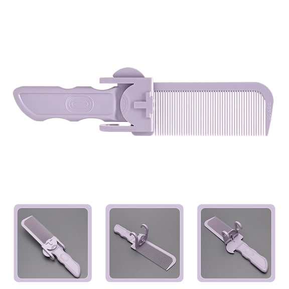HOOWIFFY Salon Quality Lavender Hairdressing Comb Plastic Material for Home and Barber Use
