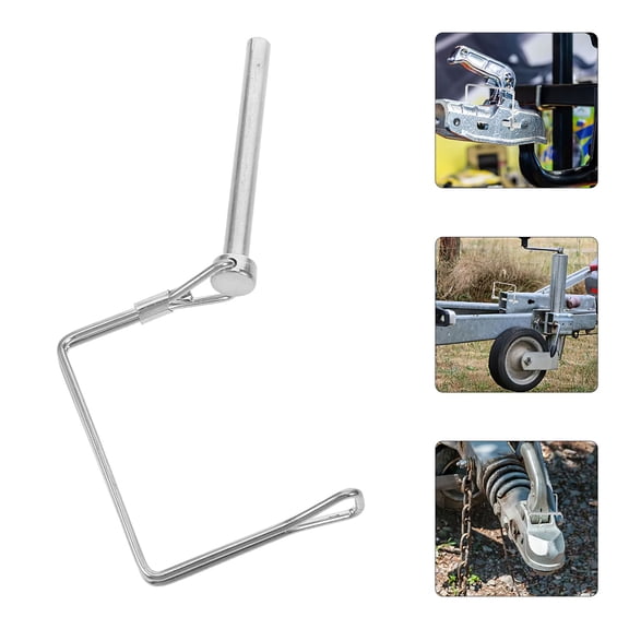 HOOWIFFY Locking Hitch Pin Set Galvanized Coating Ensure Safe Towing for Drivers