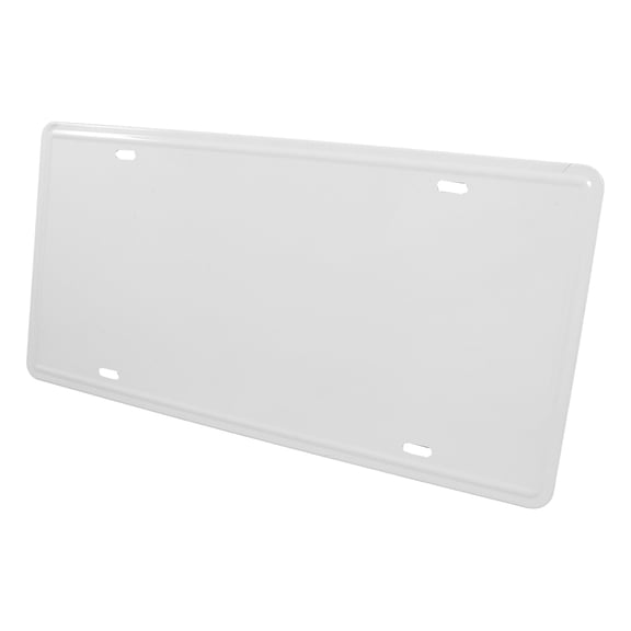 HOOWIFFY Metal Blank Sign Blank Hanger Sign White 1Set For DIY Craft Projects