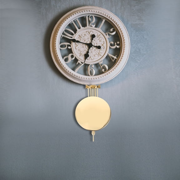 HOOWIFFY Golden Metal Pendulum, Simple and Fashionable, Easy to Use, for Home