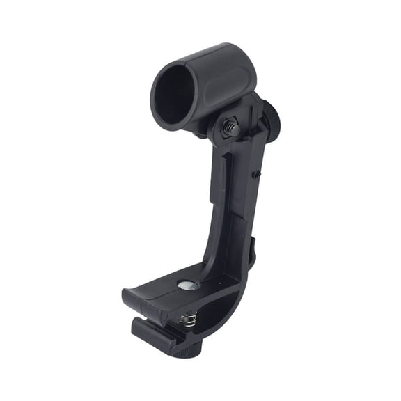 HOOWIFFY Microphone Holders with Adjustable Clip Drum Mic Holder Black 1Pcs