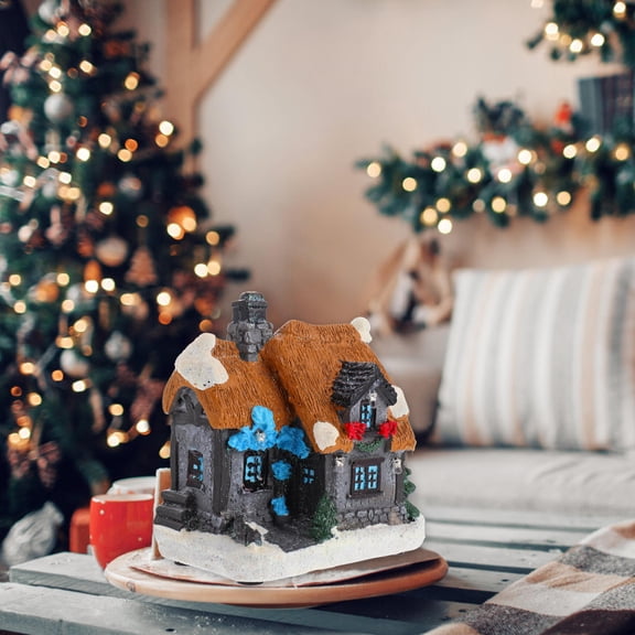 HOOWIFFY Mini Resin Desktop Decoration for Holiday Table Decor, Small Multi-Use Ornament, 1 Piece