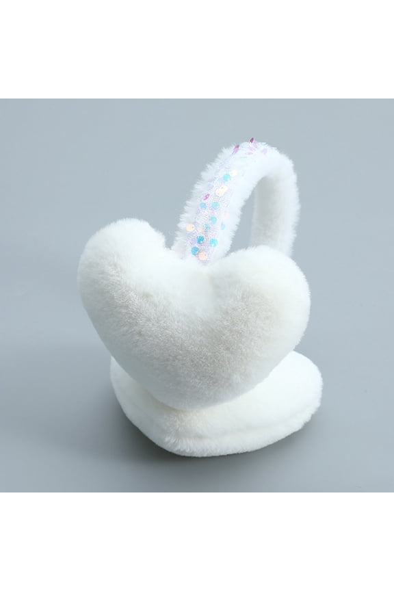 Lightweight Lavender Ear Cover Plush Earmuffs for Running and Outdoor Sports