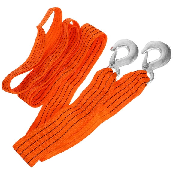 HOOWIFFY Polypropylene Tow Rope with Hooks for Car Towing and Recovery